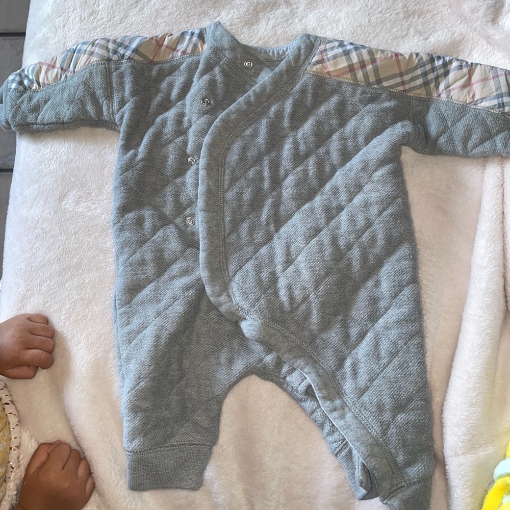 Burberry baby boy bodysuit 6 months